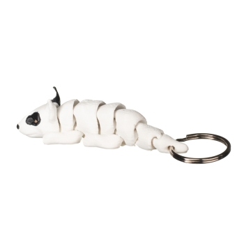 Bulterier z łatkami - brelok do kluczy